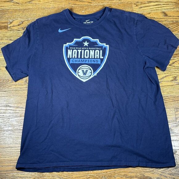 Villanova NCAA Championship T Shirt Adult XXL Graphic Swoosh Blue Men’s‎ - Picture 1 of 6
